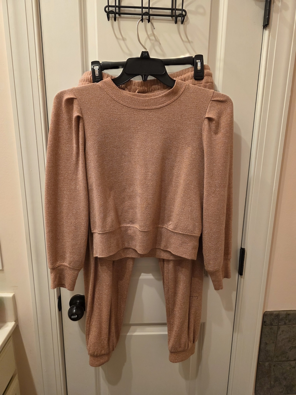 Cozy Dusty Rose Knit Set - Sweater & Joggers